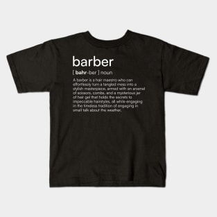 Barber definition Kids T-Shirt